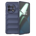 Coque OnePlus 11 en TPU - Série Rugged - Bleu Foncé