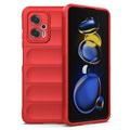 Coque Xiaomi Redmi Note 11T Pro/11T Pro+ en TPU Rugged Série - Rouge