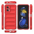 Coque Xiaomi Redmi Note 11T Pro/11T Pro+ en TPU Rugged Série - Rouge