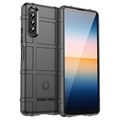 Coque Sony Xperia 10 IV en TPU Rugged Shield - Noire