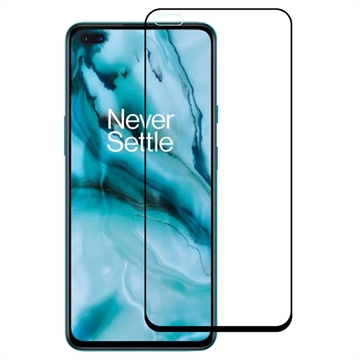 Protecteur d\'Écran - 9H -OnePlus Nord/Nord 2 5G en Verre Trempé Rurihai Full Cover - Bord Noir