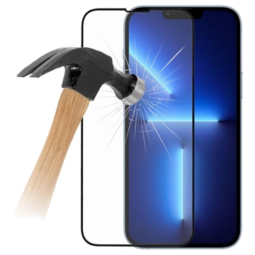 Protecteur d\'Écran - 9H -iPhone 13/13 Pro en Verre Trempé Rurihai Full Cover - Bord Noir