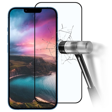 Protecteur d\'Écran - 9H -iPhone 14 Pro en Verre Trempé Rurihai Full Cover - Bord Noir