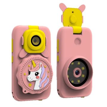 Jouet intelligent S1 à écran tactile de 2.8" avec microscope pour enfants - Pink