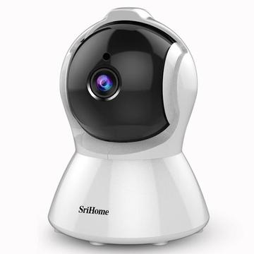 SriHome SH025 AI Caméra de sécurité WiFi avec audio bidirectionnel et vision nocturne