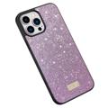 Coque Revêtue iPhone 14 Pro Max - Série Sulada Glitter - Violet