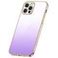 Coque iPhone 14 Pro Max en TPU Sulada Gradient Plating Frame