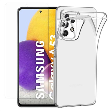 Coque Samsung Galaxy A53 5G en TPU avec Protecteur d’Écran Saii 2-en-1