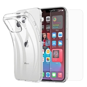 Coque iPhone 15 en TPU avec Protecteur d’Écran - 9H - Saii 2-en-1