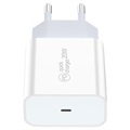 Chargeur et Câble Lightning Saii 20W PD - Prise EU - Blanc