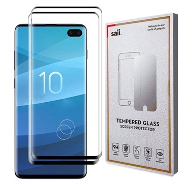Protecteur d’Écran Samsung Galaxy S10+ Saii 3D Premium - 9H - 2 pièces