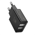 Chargeur Secteur Rapide Saii Amorus 2 x USB - 12W - Noir
