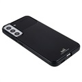 Coque Samsung Galaxy S22+ 5G en TPU Saii Fibre de Carbone - Noire