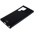 Coque Samsung Galaxy S22 Ultra 5G en TPU Saii Fibre de Carbone - Noire