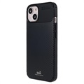 Coque iPhone 13 en TPU Saii Fibre de Carbone - Noire