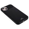 Coque iPhone 13 en TPU Saii Fibre de Carbone - Noire