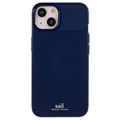 Coque iPhone 13 en TPU Saii Fibre de Carbone - Bleu
