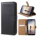 Étui Portefeuille Saii Classic pour Huawei P20 Lite