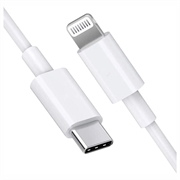 Câble USB-C / Lightning Saii Fast - 1m - Blanc