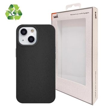 Coque Biodégradable iPhone 13 Mini Ligne Éco Saii - Noire