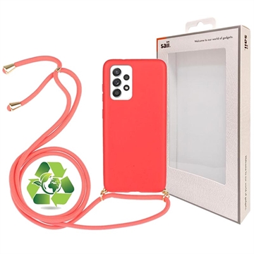 Coque Samsung Galaxy A52 5G, Galaxy A52s Biodégradable avec Lanière Ligne Éco Saii
