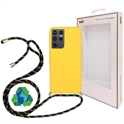 Coque Samsung Galaxy S21 Ultra 5G avec Lanière Ligne Éco Saii