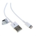 Câble Adaptateur Lightning / USB Saii pour iPhone, iPad, iPod - 1m - Blanc