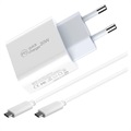 Set de Chargement Saii PD - 20W, USB-C - Prise EU - Blanc