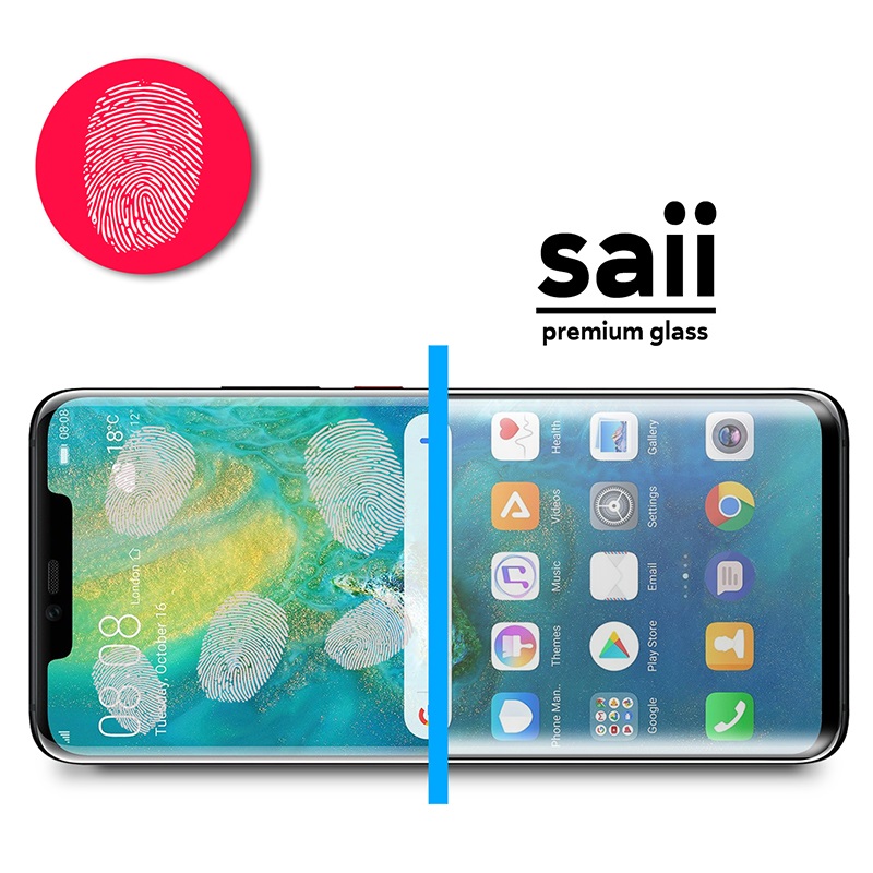 Protection ecran Huawei Mate 20 Pro en Verre Tremp/é /écran Protecteur vitre Hanbee Verre Tremp/é Huawei Mate 20 Pro 2 Pi/èces Coque Compatible