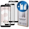 Protecteur d'Écran 3D Google Pixel 3 en Verre Trempé Saii Premium - 2 Pièces