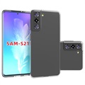 Coque Samsung Galaxy S21 5G en TPU Antidérapant Saii Premium - Transparente