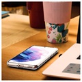 Coque Samsung Galaxy S21 5G en TPU Antidérapant Saii Premium - Transparente