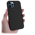 Coque iPhone 13 Pro en Silicone Liquide Saii Premium - Noir