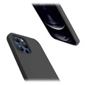 Coque iPhone 13 Pro en Silicone Liquide Saii Premium - Noir