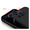 Coque iPhone 13 Pro en Silicone Liquide Saii Premium - Noir