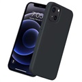 Coque iPhone 13 mini en Silicone Liquide Premium - Noir