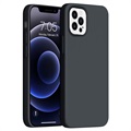 Coque iPhone 14 Pro en Silicone Liquide Saii Premium - Noire