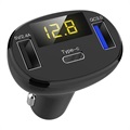 Chargeur Voiture Rapide Double USB en Type-C Saii QC3.0 - 32W