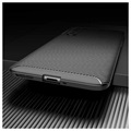 Coque OnePlus Nord en TPU Ultra Fine Saii - Fibre de Carbone - Noir
