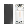 Coque Avant et Ecran LCD GH82-27500B pour Samsung Galaxy S22+ 5G - Blanc