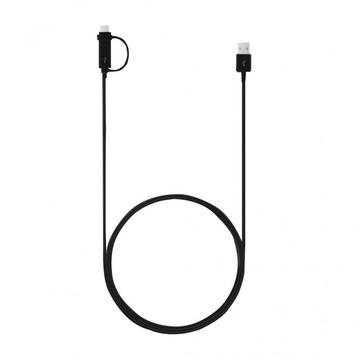Samsung Combo Cable EP-DG950DBE - USB-C & MicroUSB - 1.4m - Bulk - Noir