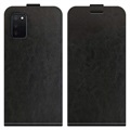 Étui à Rabat Samsung Galaxy A03s avec Porte-Cartes - Noir