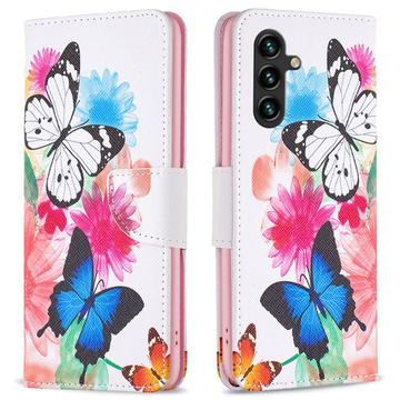 Étui Portefeuille Samsung Galaxy A05s - Série Wonder - Papillons