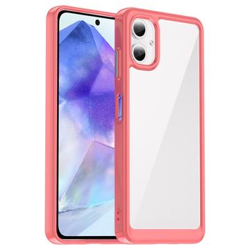 Coque Hybride Samsung Galaxy A06 Antichoc - Rouge