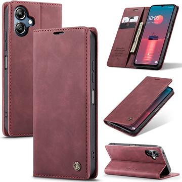 Étui Portefeuille Samsung Galaxy A06 Caseme Série 013 - Bordeaux
