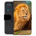 Étui Portefeuille Premium Samsung Galaxy A12 - Lion