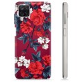 Coque Samsung Galaxy A12 en TPU - Fleurs Vintage