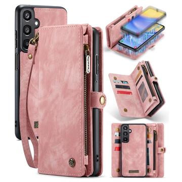 Étui Portefeuille Samsung Galaxy A15 Multifonctionnel 2-en-1 Caseme 008 - Rose