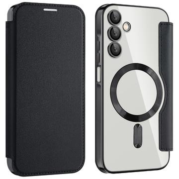 Étui à rabat Samsung Galaxy A15 avec fente pour carte - Compatible MagSafe (Emballage ouvert - Bulk) - Noir