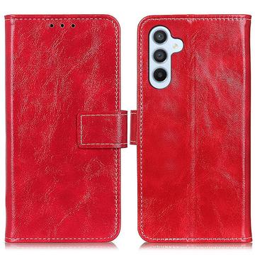 Étui Portefeuille Samsung Galaxy A15 avec Fermeture Magnétique